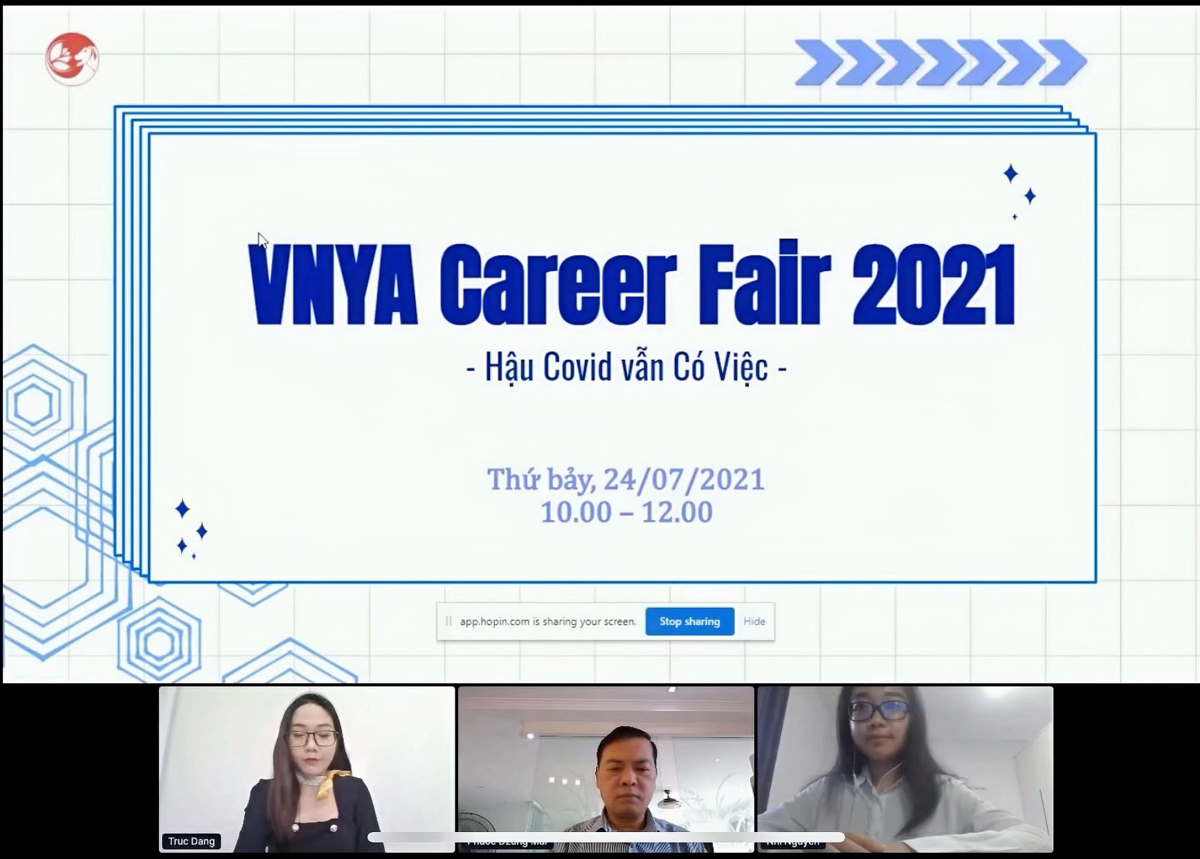 Vietnamese Youth Alliance in Singapore organizes online career fair